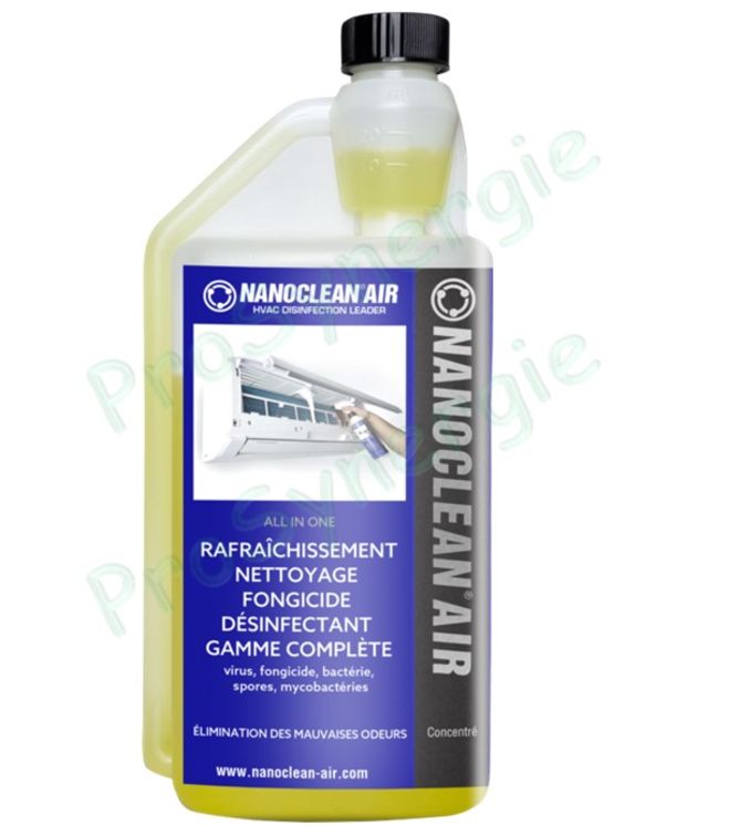 Nanoclean Air - Désinfectant 1L de concentré parfum agrume ou lavande