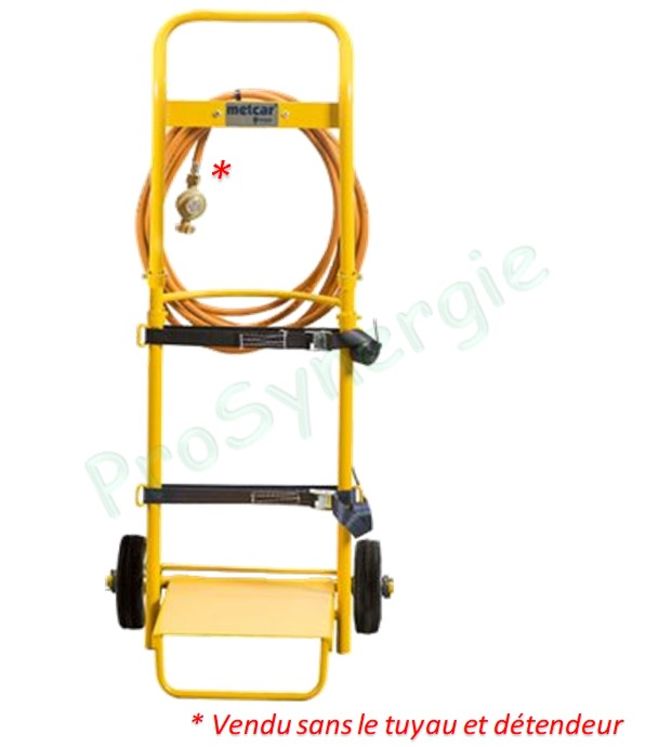 Chariot pliable porte bouteille de gaz 13 ou 35 kg