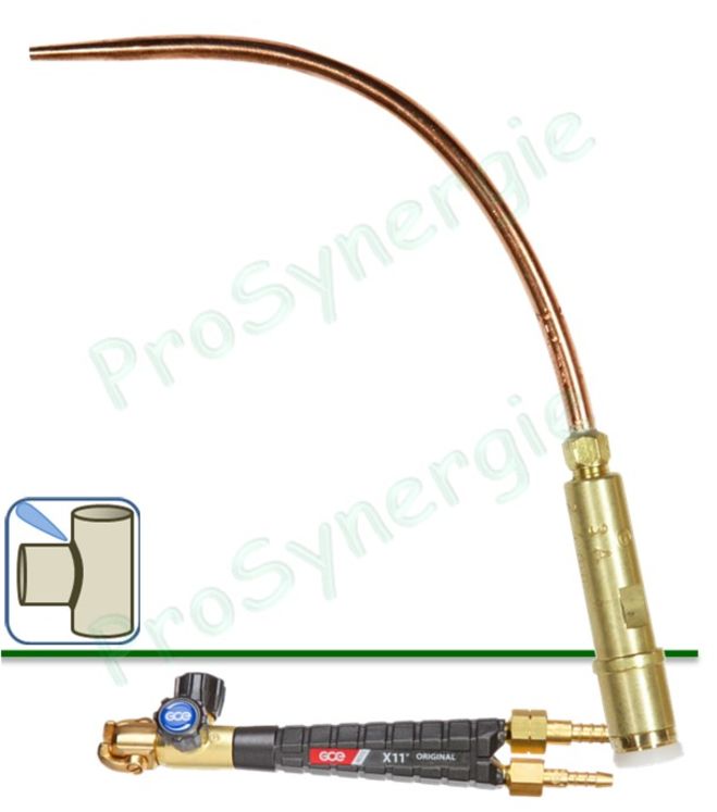 Lance maléable de soudage oxy-acétylène - Débit  315 L/h - pour Chalumeau Mixte X11 Soudeur-coupeur