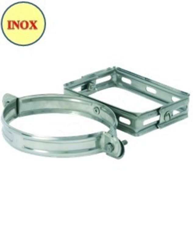 Collier de Suspension  Réglable Inox - Ø 125 mm