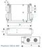 VMC double-flux basse consommation, 150 à 300 m3/h, pour installation en faux-plafond, 4 piquages 125 ou 150 mm