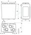 Prometeo - VMC Double flux basse consommation, 375 m3, en local technique ou combles, 4 piquages Ø150 mm, échangeur de chaleur à contre-courant, alimentation 230 V, 48 W Th-C max.