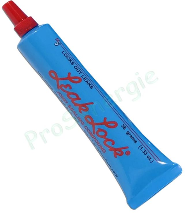 Pâte à joints résine pour filetage - Leak Lock Regular - Tube bleu de 39 ml