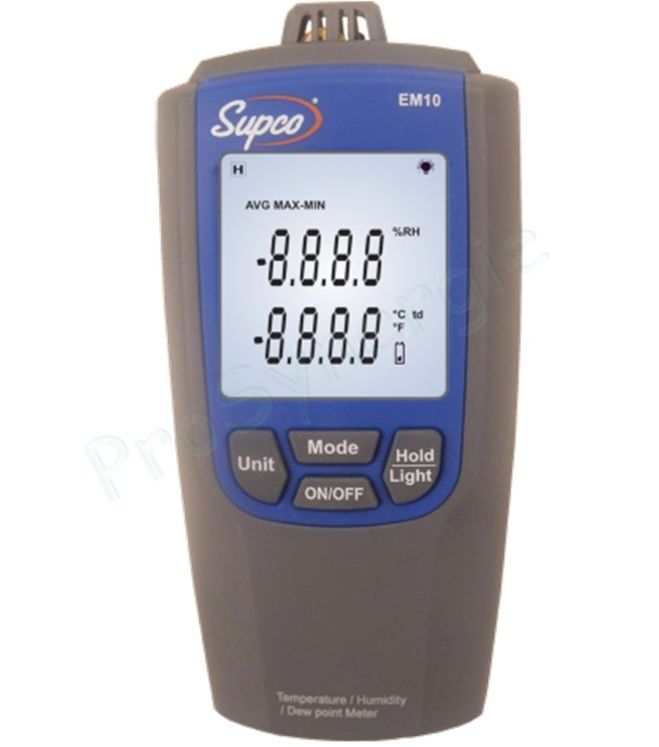 Thermomètre-Hygromètre Témpérature -10 à + 50 °C et Humidité 0 à 99,9 % HR