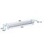 MT - Manchon oblong section 350x15mm traversée de mur profondeur profondeur de 50 à 70mm pour entrée d´air ventilation