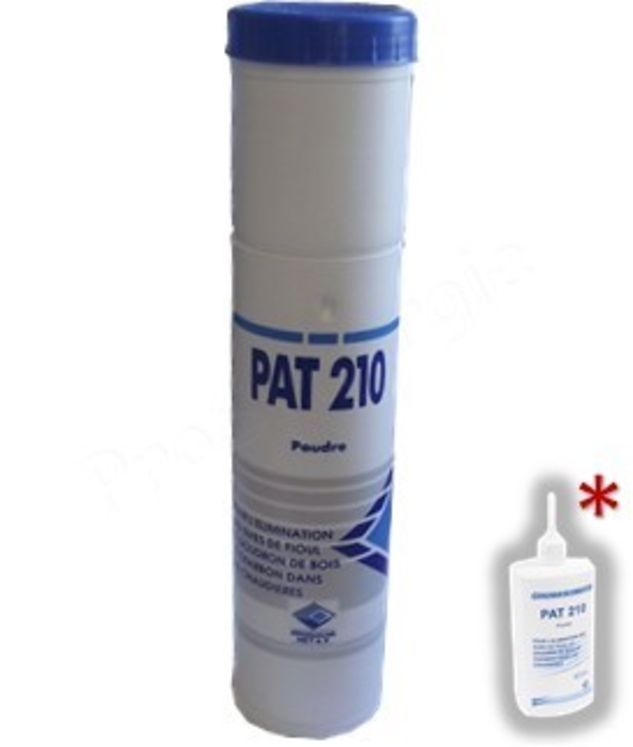 PAT 210 flacon de poudre catalyseur de combustion