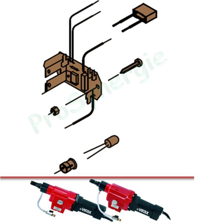 Kit électronique de carotteuse Virax V250 et V350 Virax