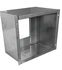 Coffret sous verre dormant Inox 304 (HxLxP= 300x300x200mm) avec vitre en plexiglass brisable remplaçable (non comprise CODVP12)