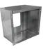 Coffret sous verre dormant Inox 304 (HxLxP= 300x300x200mm) avec vitre en plexiglass brisable remplaçable (non comprise CODVP12)