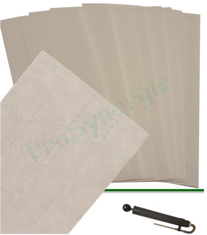 Papier filtre pour pompe opacimètre - (1 sachet de 40 bandes) - Mesurer l´opacité des fumées