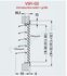 Volet Alu de surpression avec grille Extraction VSFP-GE ou Insufflation VSFI-GE