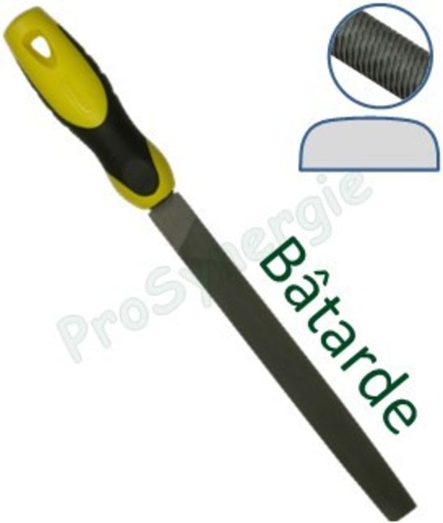 Lime demi-ronde batarde - 8´´/200 mm