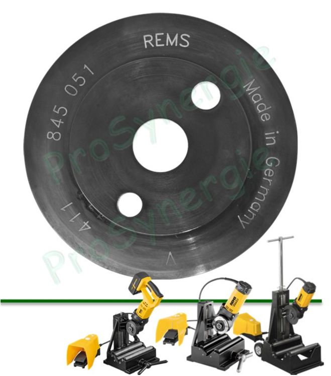 Molette de coupe V (s 10) pour tubes plastique et multicouche épaisseur >= 10 mm - pour coupe-tube REMS Cento / Cento 22V / DueCento