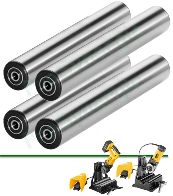 Rouleaux de rotation en acier inox pour Coupe-tube électrique à molette Cento et Cento 22V