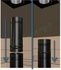 Tuyau de poêle acier émaillé noir mat coulissant (dans un autre tuyau) Ø 125 mm longueur 50 cm (de 6 à 36 cm utile) + bague de blocage