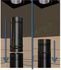 Tuyau de poêle coulissant (dans autre tuyau +bague blocage) de 6 à 86cm utile acier 0,7mm émaillé noir mat Ø 97 à 230mm