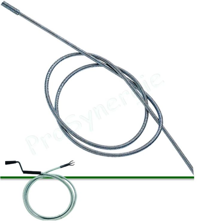 Rallonge pour Déboucheur Furet acier n°4 - Câble Ø 15 mm - L = 5 m