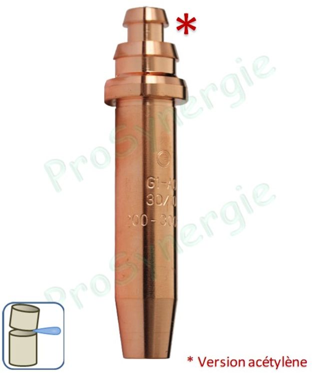 Buses de coupe G1 Coolex acétylène ou propane pour Darmix 1
