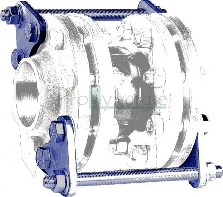 Kit limiteur écartement compensateur bride GN10 - Ø 150