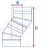 Coude 30° acier émaillé noir mat Ø 125 à 200 mm pour tuyau de poêle