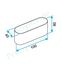 Raccord Mâle Minigaine Aldes - Ventilation (VMC) - Raccordement de 2 raccords - Section 40 x 100 mm
