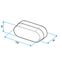 Bouchon Minigaine Aldes - Ventilation (VMC) - Section 40 x 100 mm