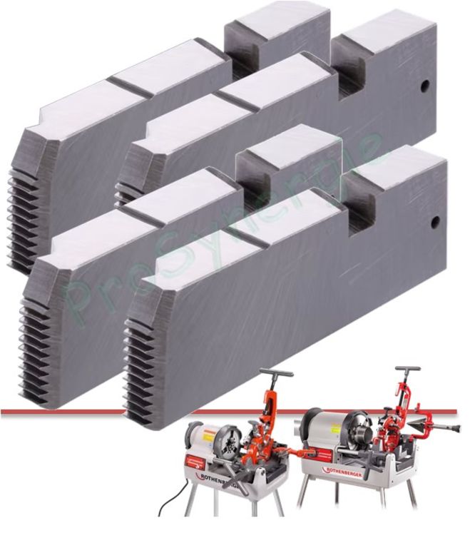 Jeux de peignes Taille 1 : 1/4 - 3/8´´ - BSPT R - Standard - Pour têtes standard / manuelles Rothenberger