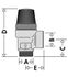 Soupape laiton ACS 7 bars 110°C sécurité sanitaire ACS - M Ø 1/2´´