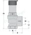 Soupape de sûreté série C - Corps Laiton à échappement augmenté - Tarage 6 bar - F Ø 1´´1/4 x 1´´1/2