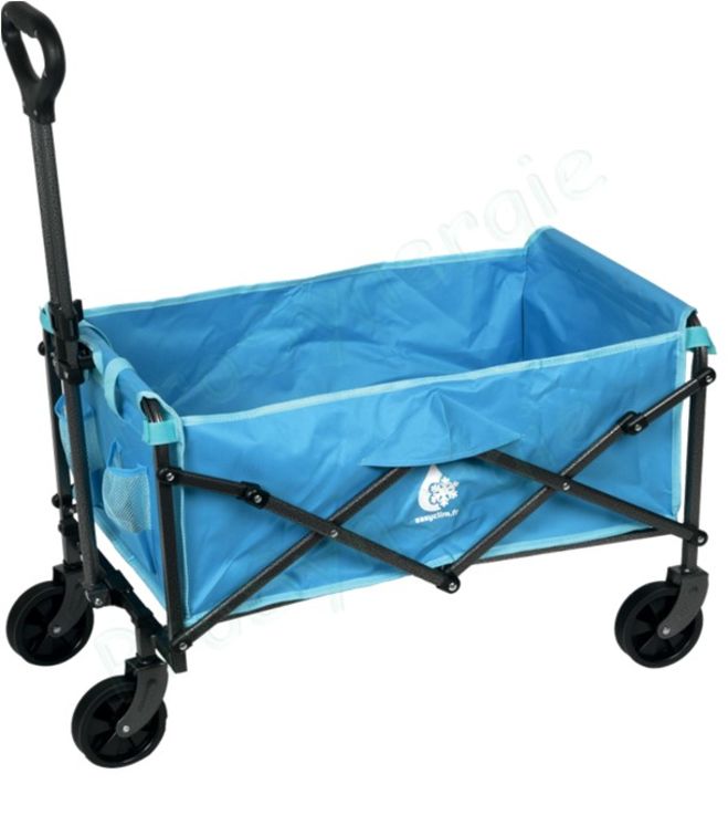 Chariot repliable Easyroll 72 x 40 x 30 cm pour transport matériel nettoyage clim
