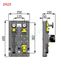 Groupe hydraulique Modulfit Premium - Module de départ chauffage et rafraîchissement - débit 3 m3/h - DN25 - Avec Circulateur - Entraxe 125mm