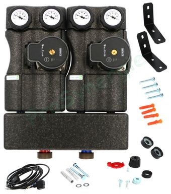 Kit module hydraulique 2 départs (régulé chauffage + constant ECS)