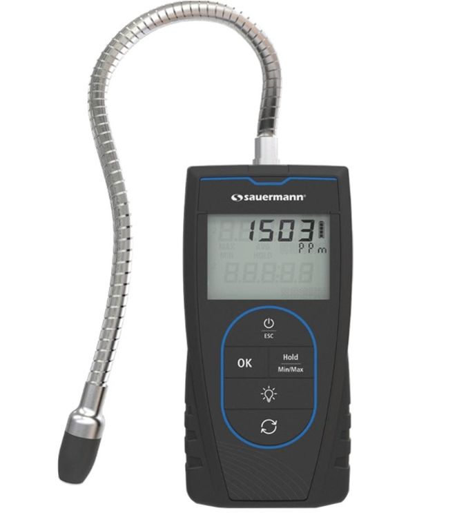 Détecteur fuite de gaz portable Si-CD3 - 0 à 10000 ppm (hydrocarbure et méthane) - 0 à 1800 ppm (GPL) - Sonde flexible longueur 300 mm