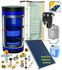 Pack solaire complet pour préparateur Eau chaude sanitaire (avec résistance électrique d´appoint) et chauffage (ballon tampon) avec soutien primaire Capacité 300L comprenant 4 capteurs solaires avec kit de fixation inclus pour toiture tuiles