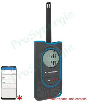 Thermo-hygromètre Si-HH3 avec sonde d'ambiance intégrée