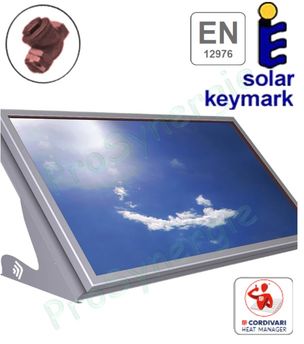 Capteur solaire plat Stratos® DR 1,31 à 2,73 m² (pour 2 à 5 personnes avec ballon tampon ECS 105 à 254 litres)