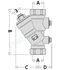 Régulateur Automatique de débit Autoflow 126 - Avec cartouche matériaux de synthèse - Ø 3/4´´ - Débit 1,200 m³/h