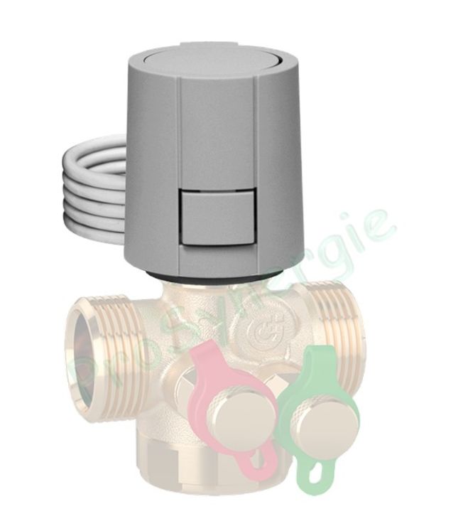 Tête électrothermique 24V(ac/dc) NF (normalement fermé) pour vannes Flowmatic série 145