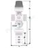 Soupape thermique de sûreté pour montage départ chauffage - M Ø 3/4´´ code usine 544501