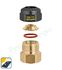 "Raccord laiton 3/4"" F pour tube cuivre recuit ou écroui, laiton, acier doux et inox Ø 22 mm pour installation solaire"