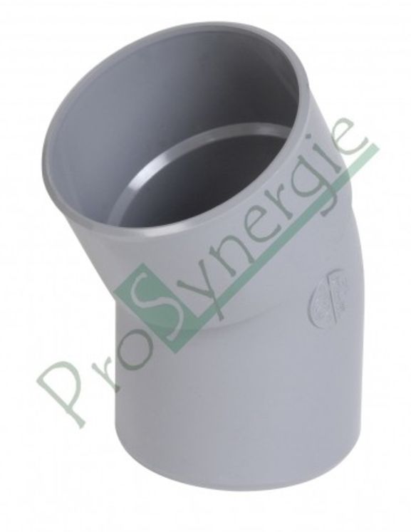 Coudes PVC évacuation 30° MF Ø  50 mm