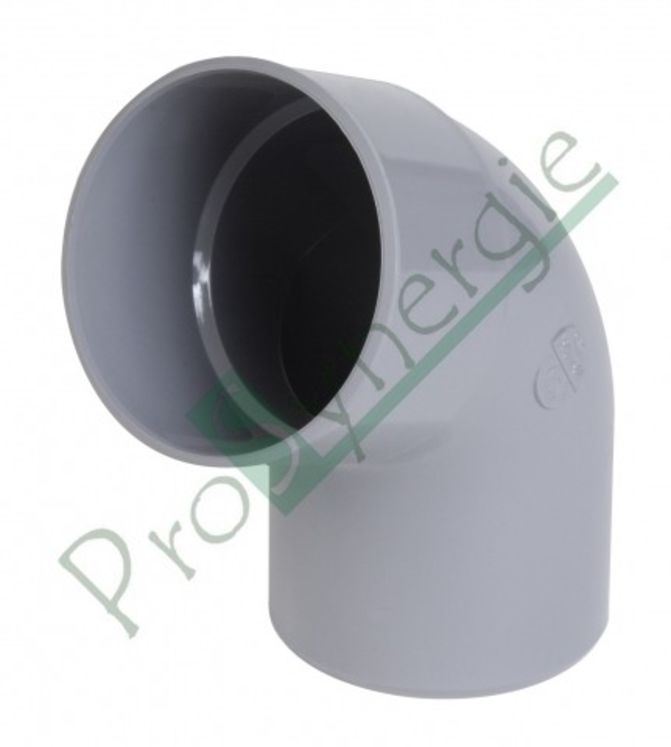 Coudes PVC évacuation 67°30 MF Ø 125 mm