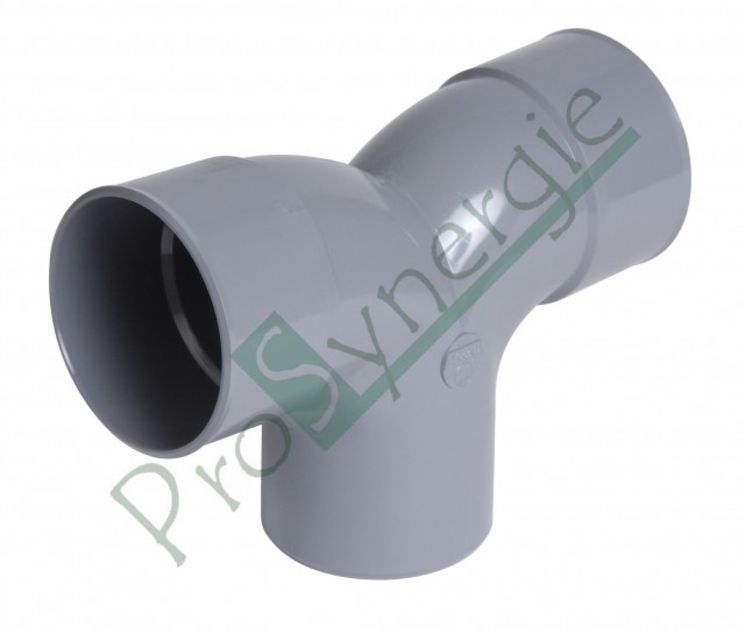 Coude double PVC évacuation 90° Parallèle MF Ø 110 mm