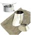 Kit S/Rampant - Conduit cheminée Isolé (Duoten) hauteur utile 1,445 mètres Int./Ext. = Inox 304 / (I 304 ou Galva) - Øint/ext 80/130mm