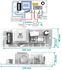 Carte électronique 7 broches pour aspirateur centralisé 1 moteur Aldes 3s Dyvac (av. 1998)