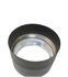 Kit raccordement 2x 45° Email Noir Mat télescopique (hauteur réglable de 1.33 à 1.83 mètres) dessus de poêle Ø 180 mm sur conduit existant plafond