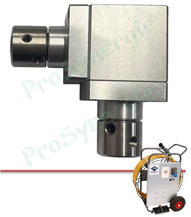 Renvoi d'angle 66/5 A FF 1/1 pour appareil de brossage rotatif Rotobrosse 22