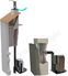 Kit raccordement plafond Pellet concentrique sur conduit maçonné intérieur (rajouter conduit de fumées flexible)