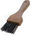 Pinceau Queue de Morue acier ou laiton - Longueur 180 mm - Brosse 40 x 10 mm