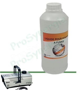 Bidon 1 litre de liquide pour machine à fumée (contrôle d'étanchéité)